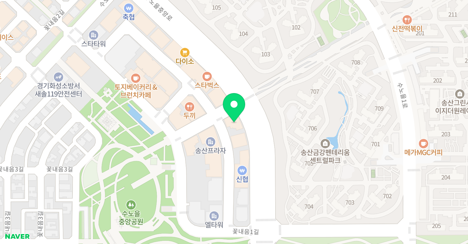 뮤엠 영어 차 수학 수노을점 위치