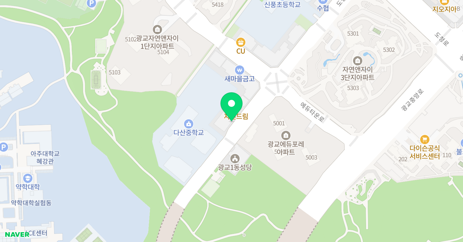 지트에듀케이션 악어수학&중등수학 광교 위치