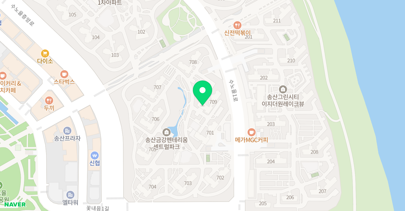 기탄 사고력교실 송산금강점 위치