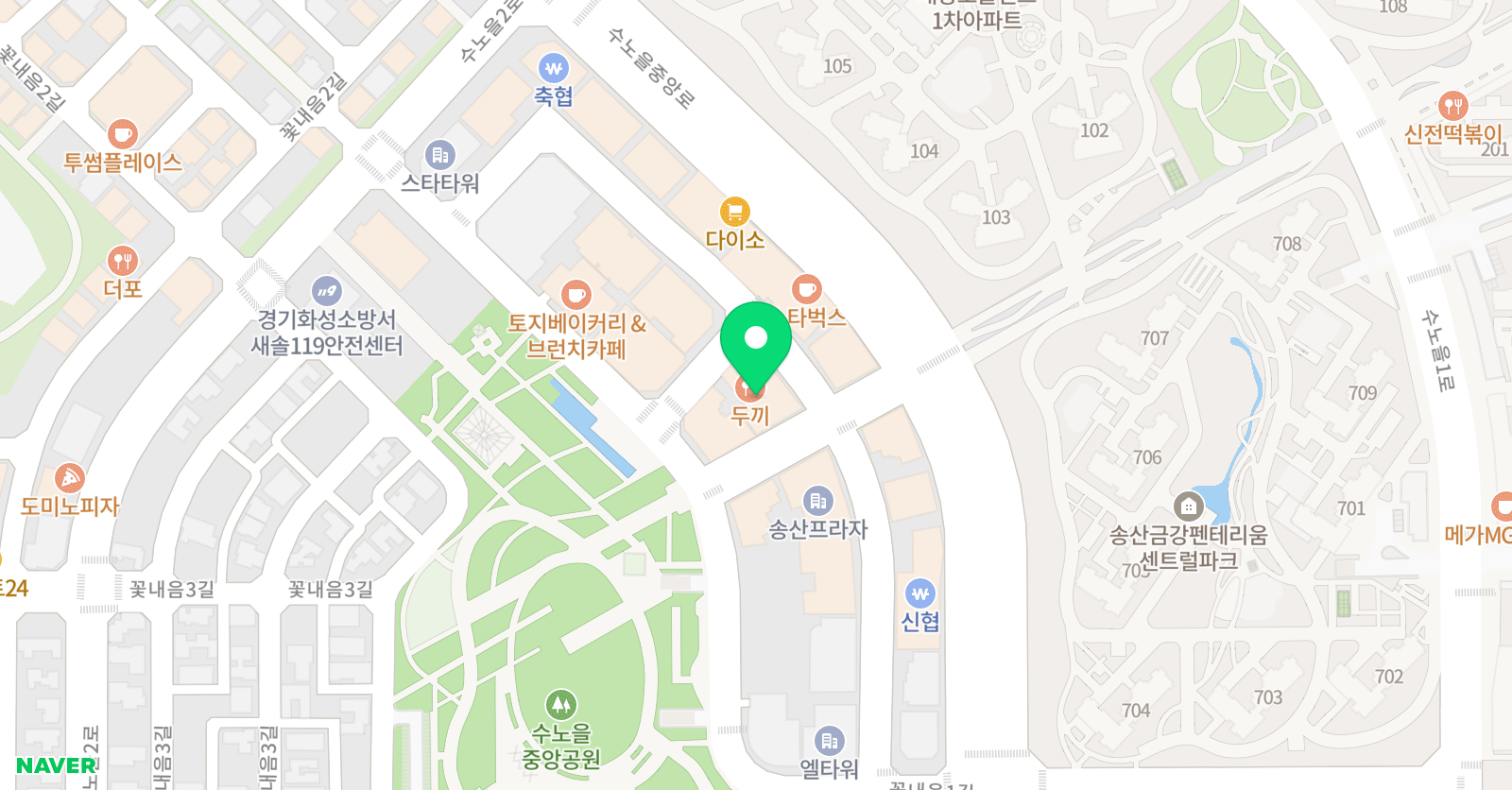 블루웨일 스포츠센터 학원 위치