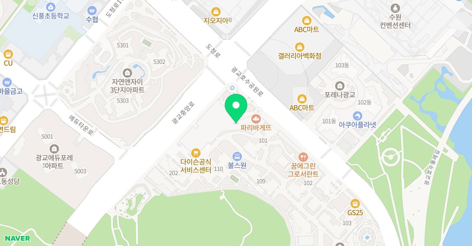루체 음악학원 위치