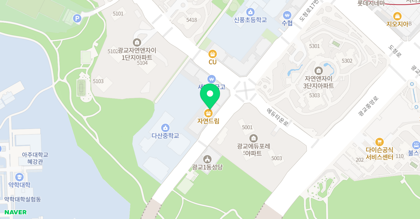 에이프릴 어학원 수원광교캠퍼스 위치