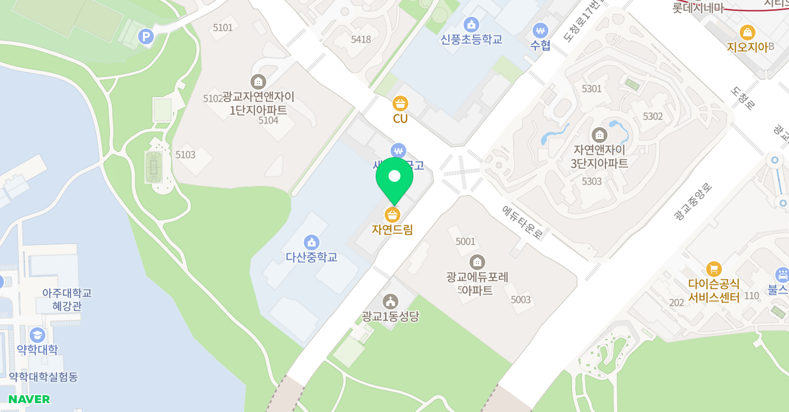유투엠 수원광교캠퍼스 위치