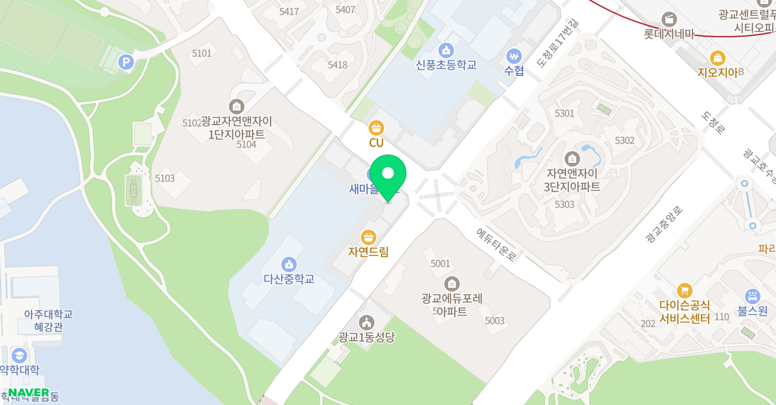 엔아이씨닉쌤 학원 위치