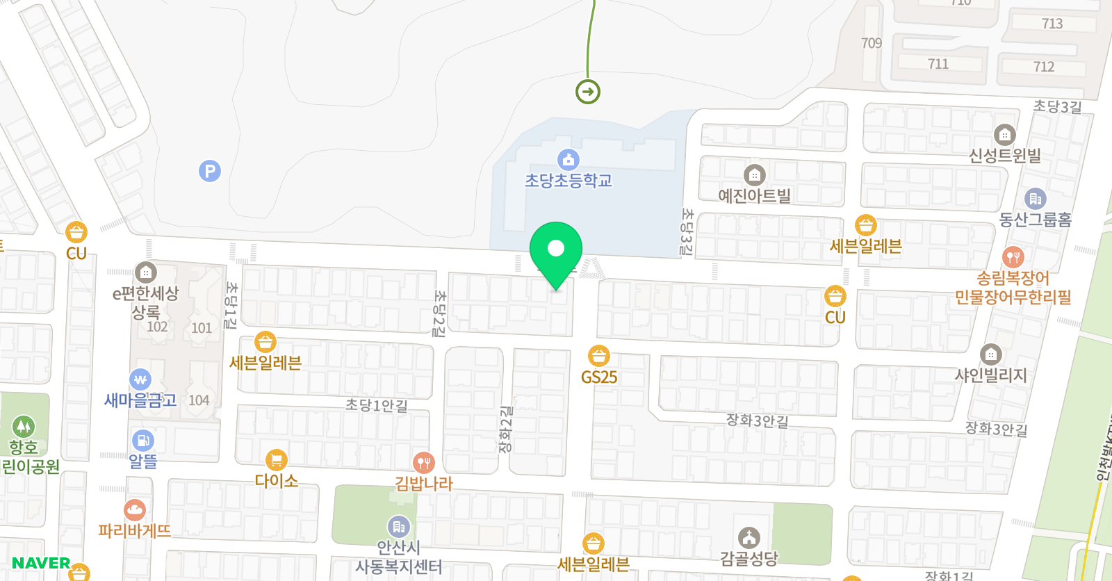 일등 학원 위치