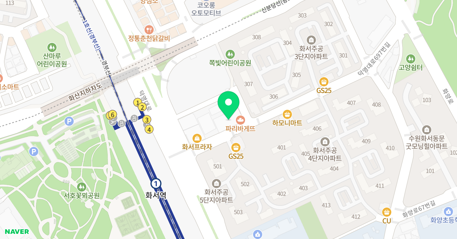 탑이지 수학학원 위치