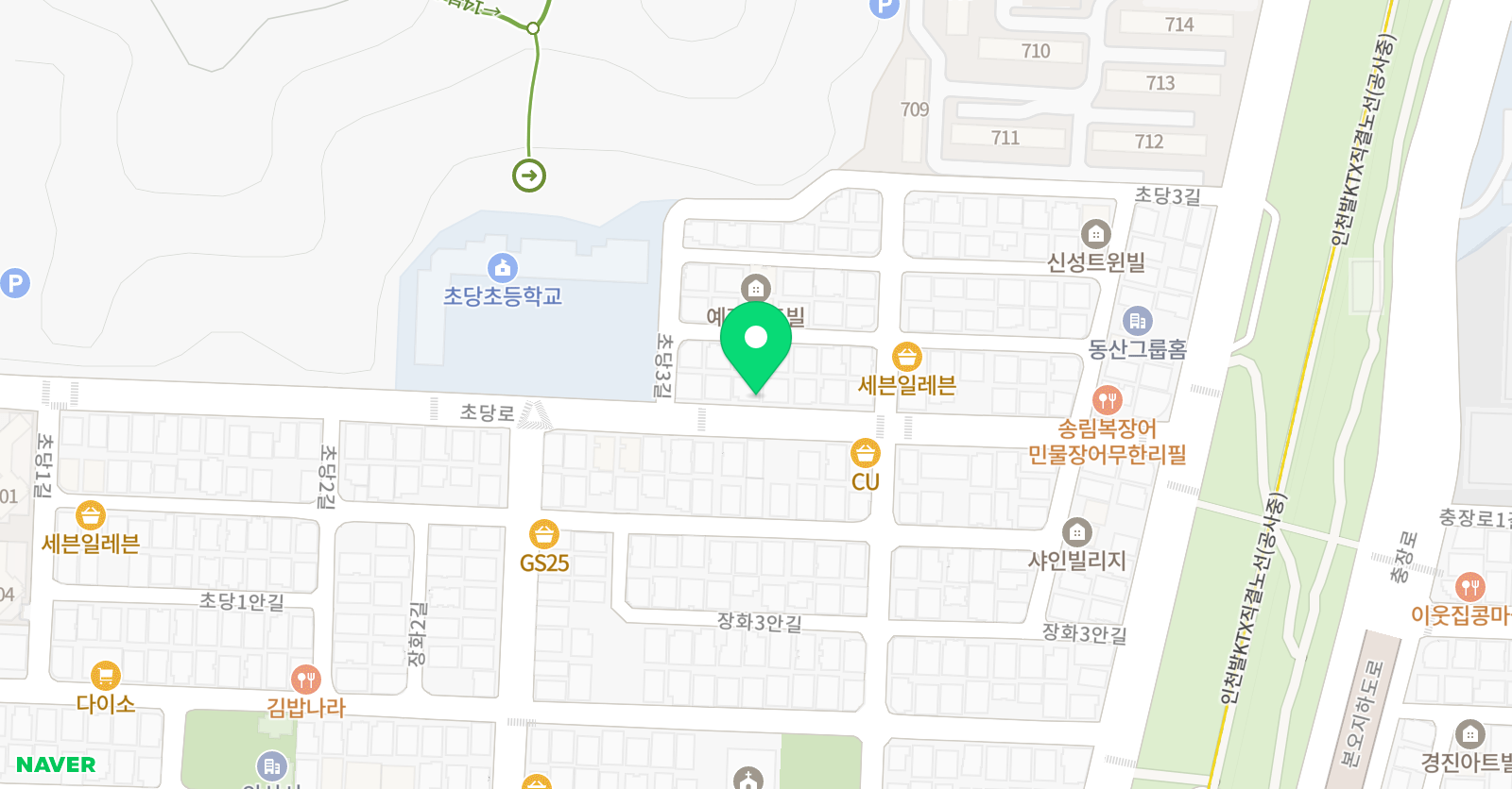 샛별 음악교습소 위치