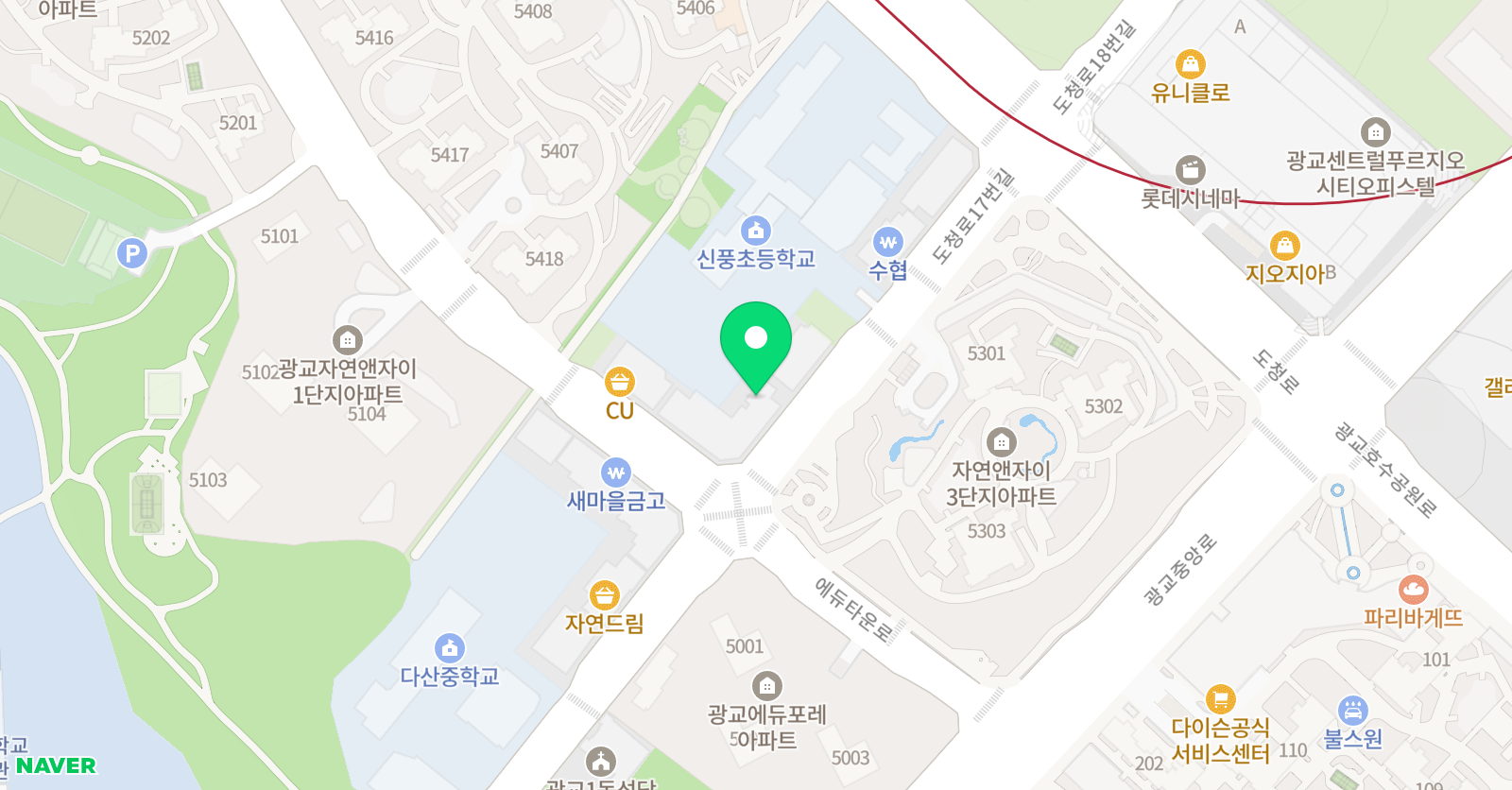 프렙브릿지 어학원 위치