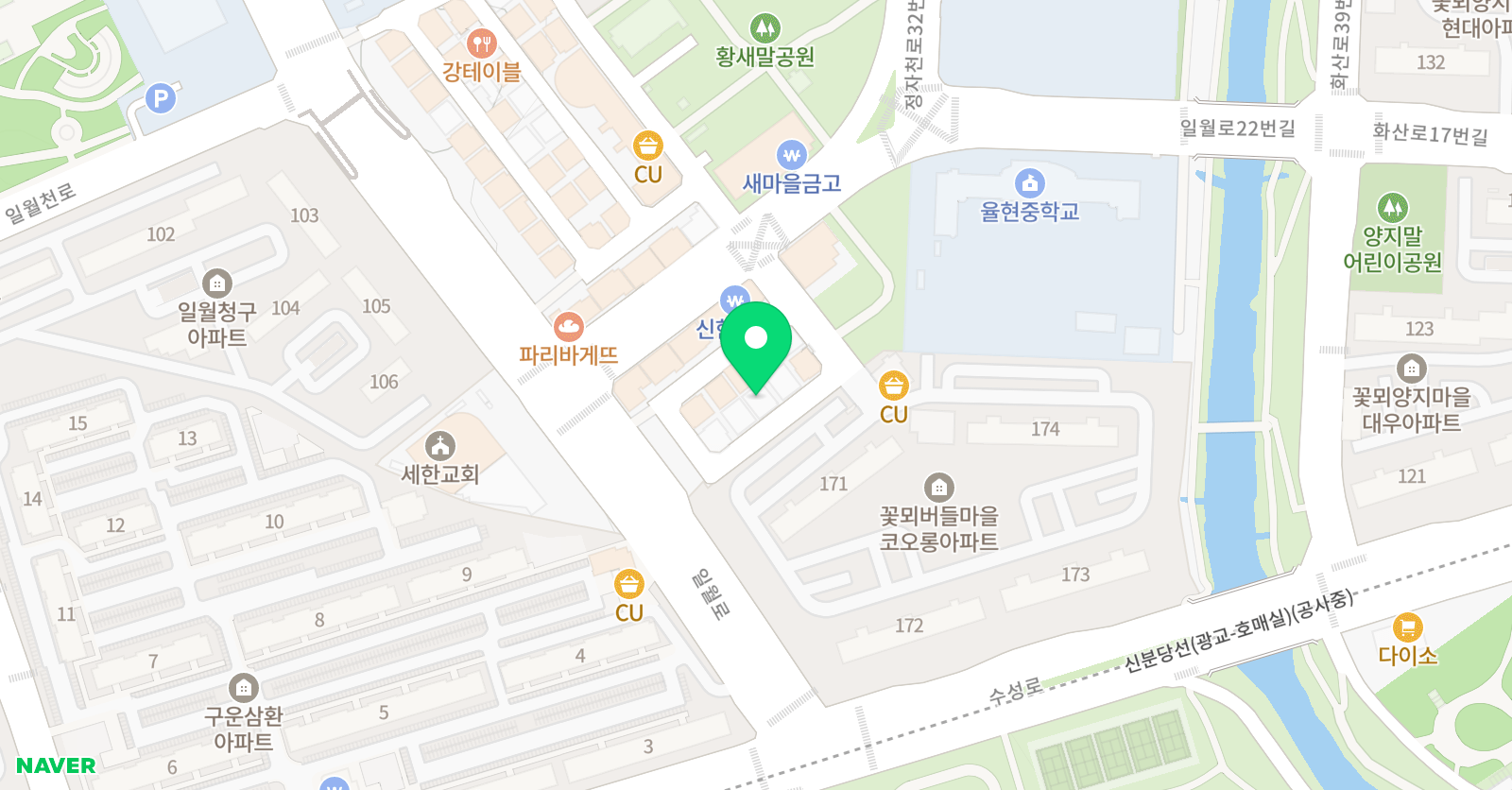 명아틀리에 미술학원 위치