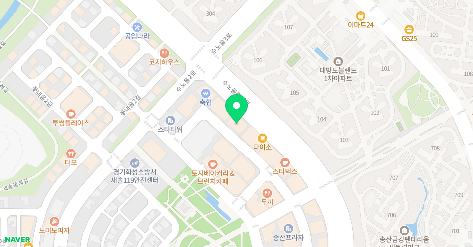 미엘리듬 체조 위치