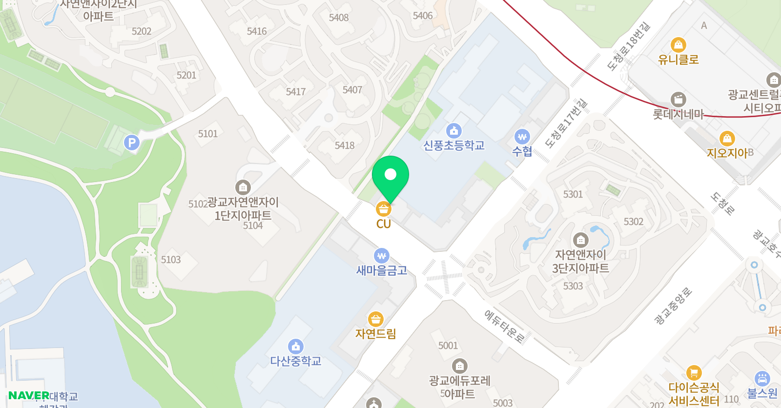 그랑아랑아트 광교에듀미술교육원 위치