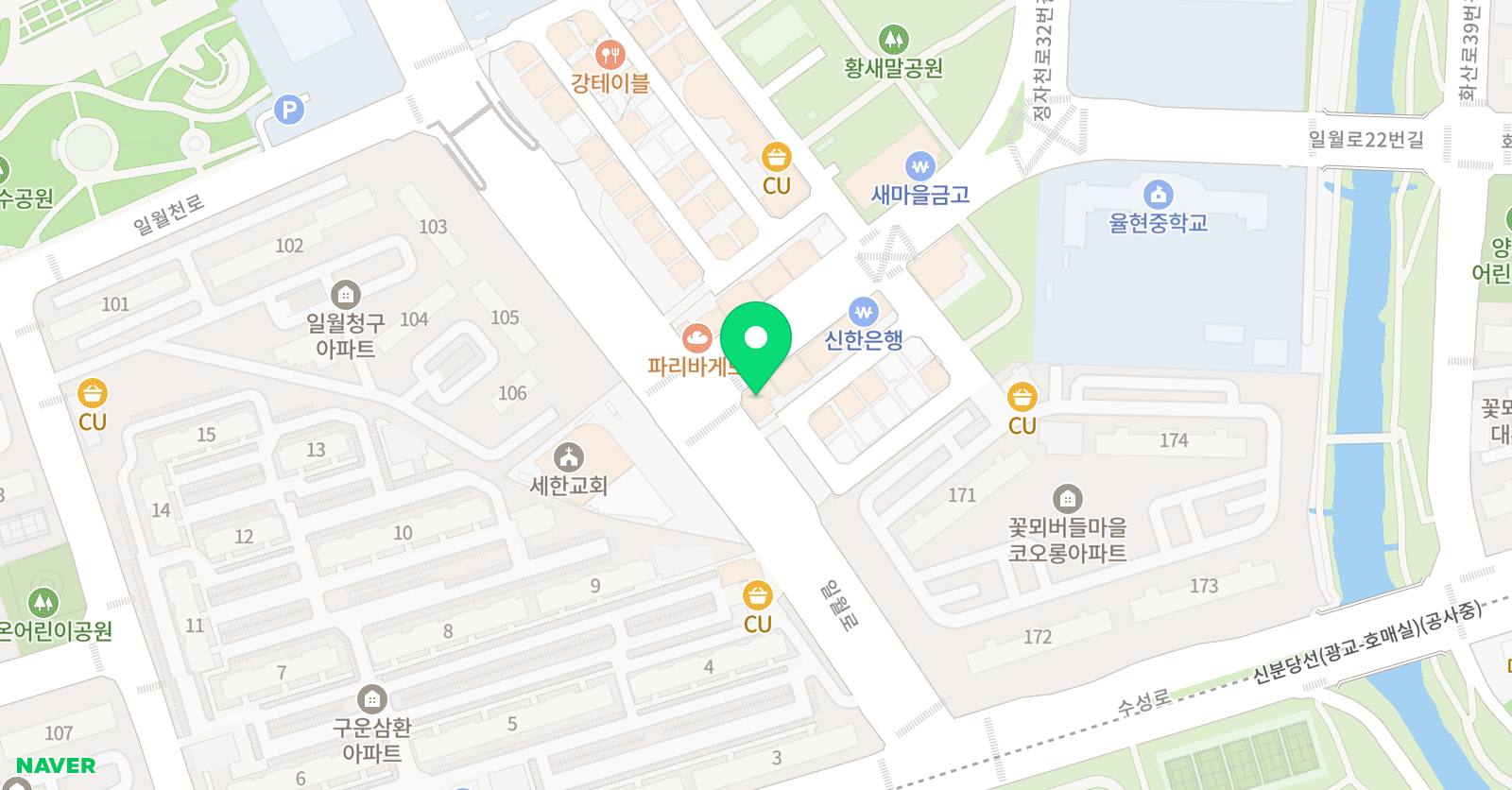 파스칼비젼 학원 위치