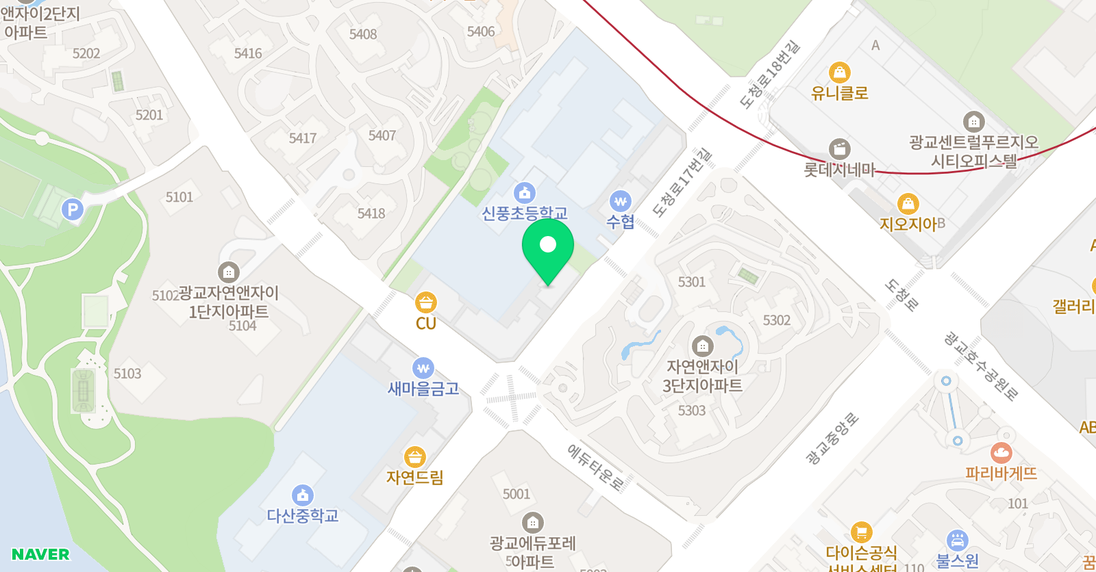 로운 발레학원 위치