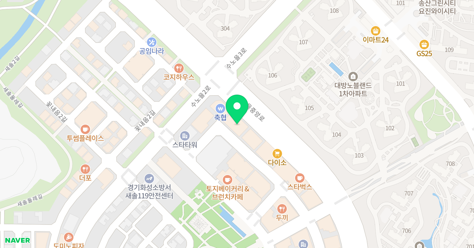 새솔동 영어 BTL잉글리시 위치