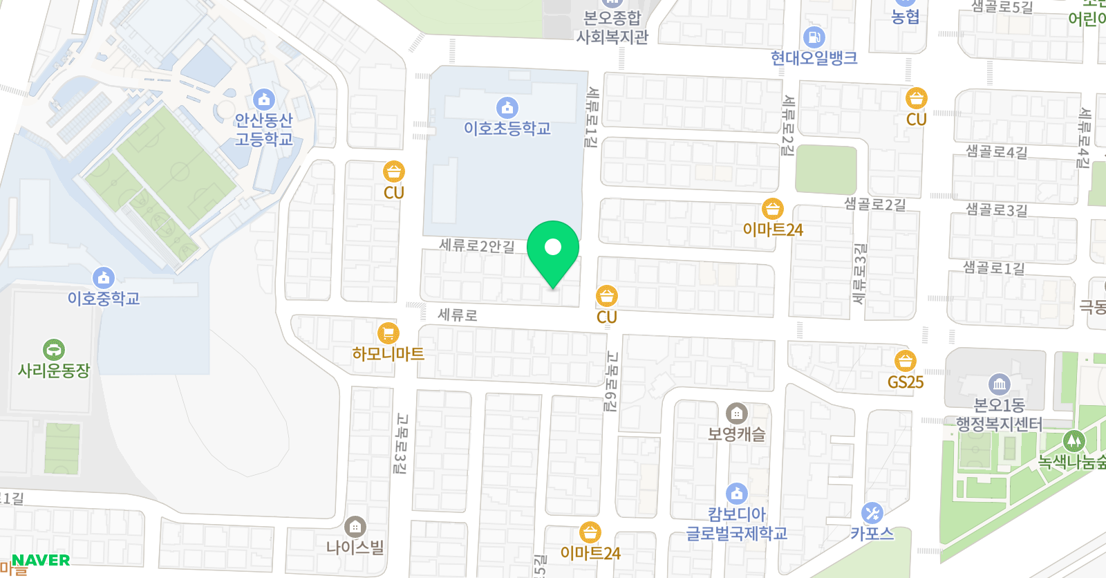 유니랭스 어학원 본원 위치