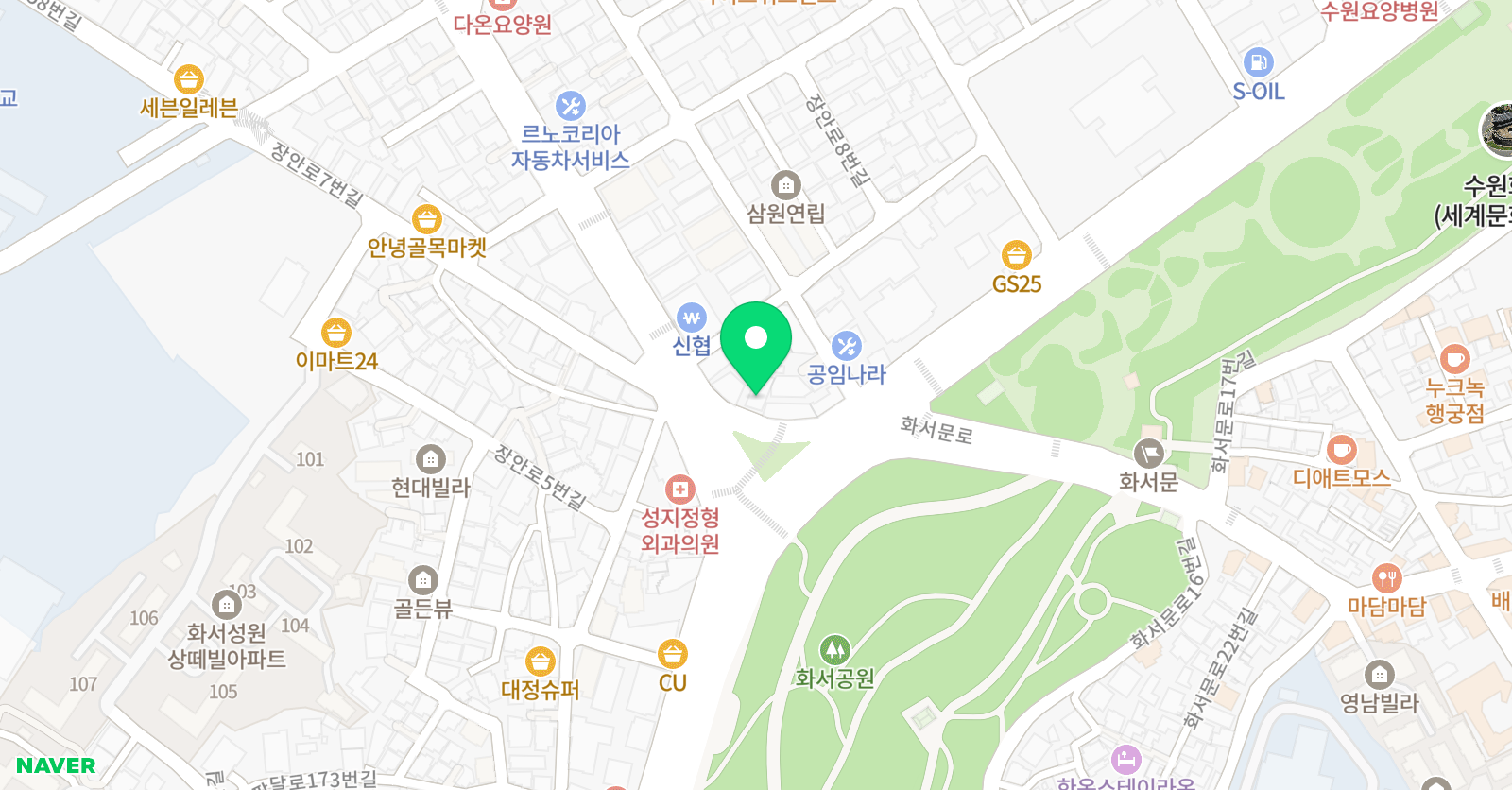 스마트해법수학 삼성영어셀레나 자이렉스비아 학원 위치