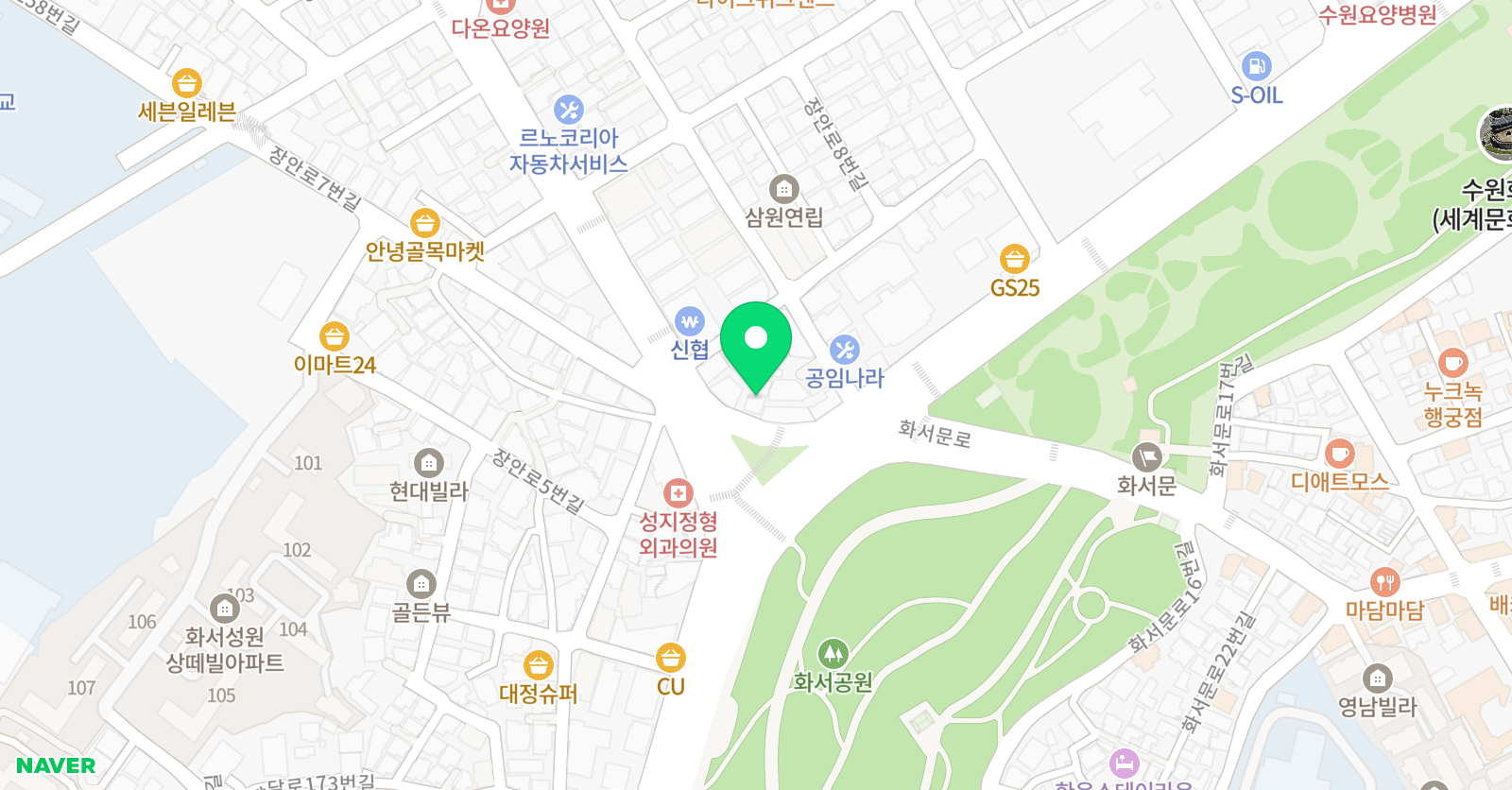 리드앤톡 수원정자1센터 위치