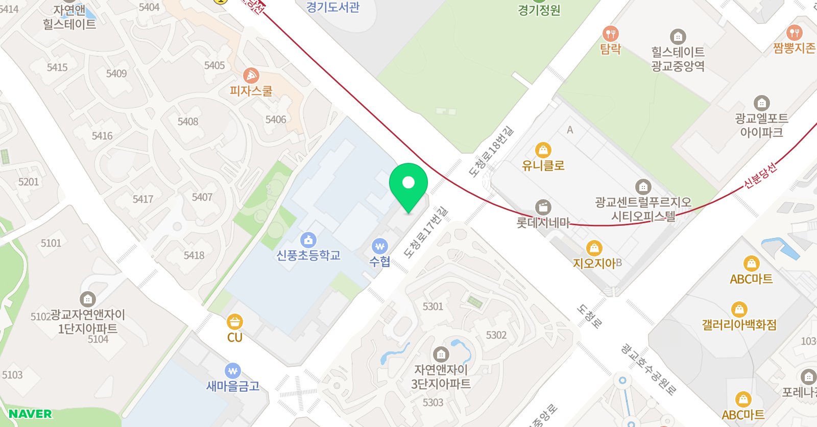 수학을품다 수학학원 위치