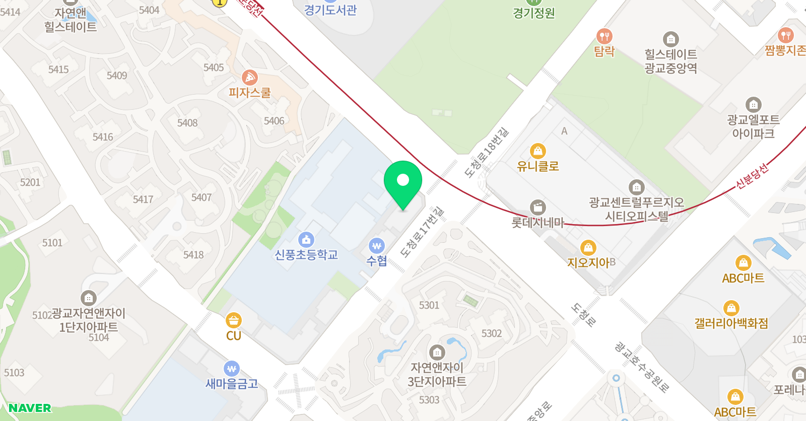 지혜로운아이 루카스 광교점 위치