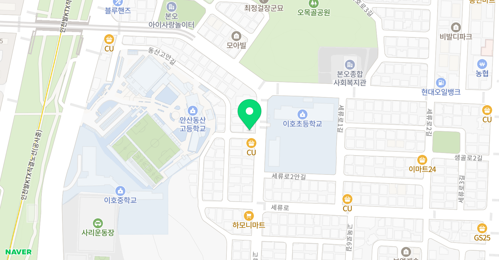 건반이야기 음악학원 위치