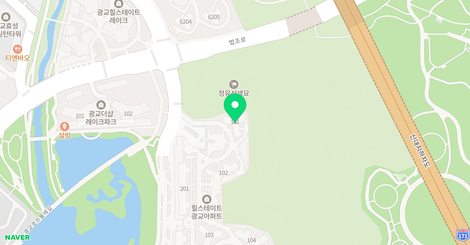 광교아트 위치