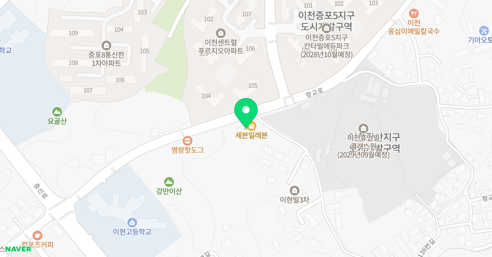 차쌤 수학학원 위치