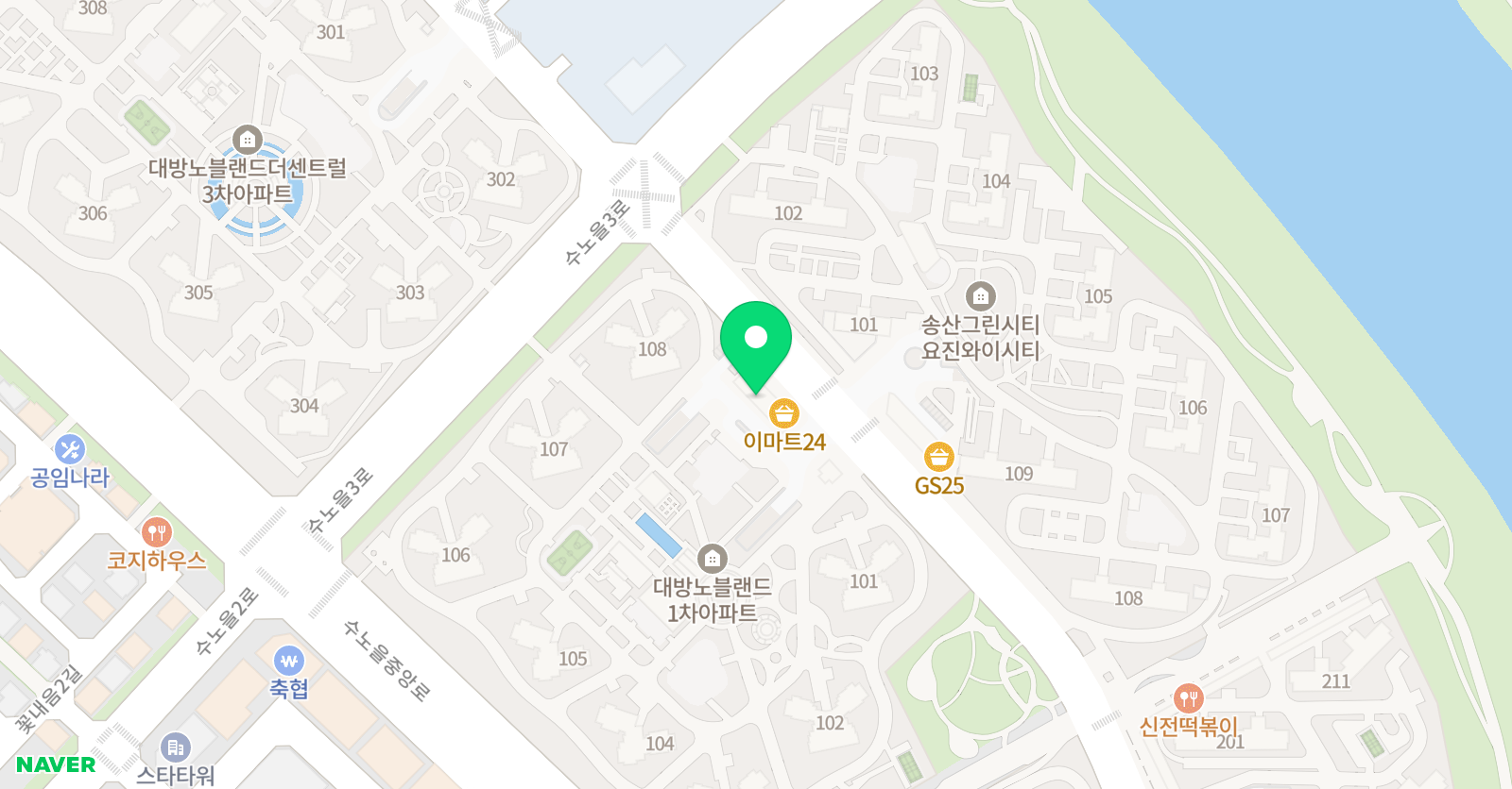블랙라벨 수학학원 위치