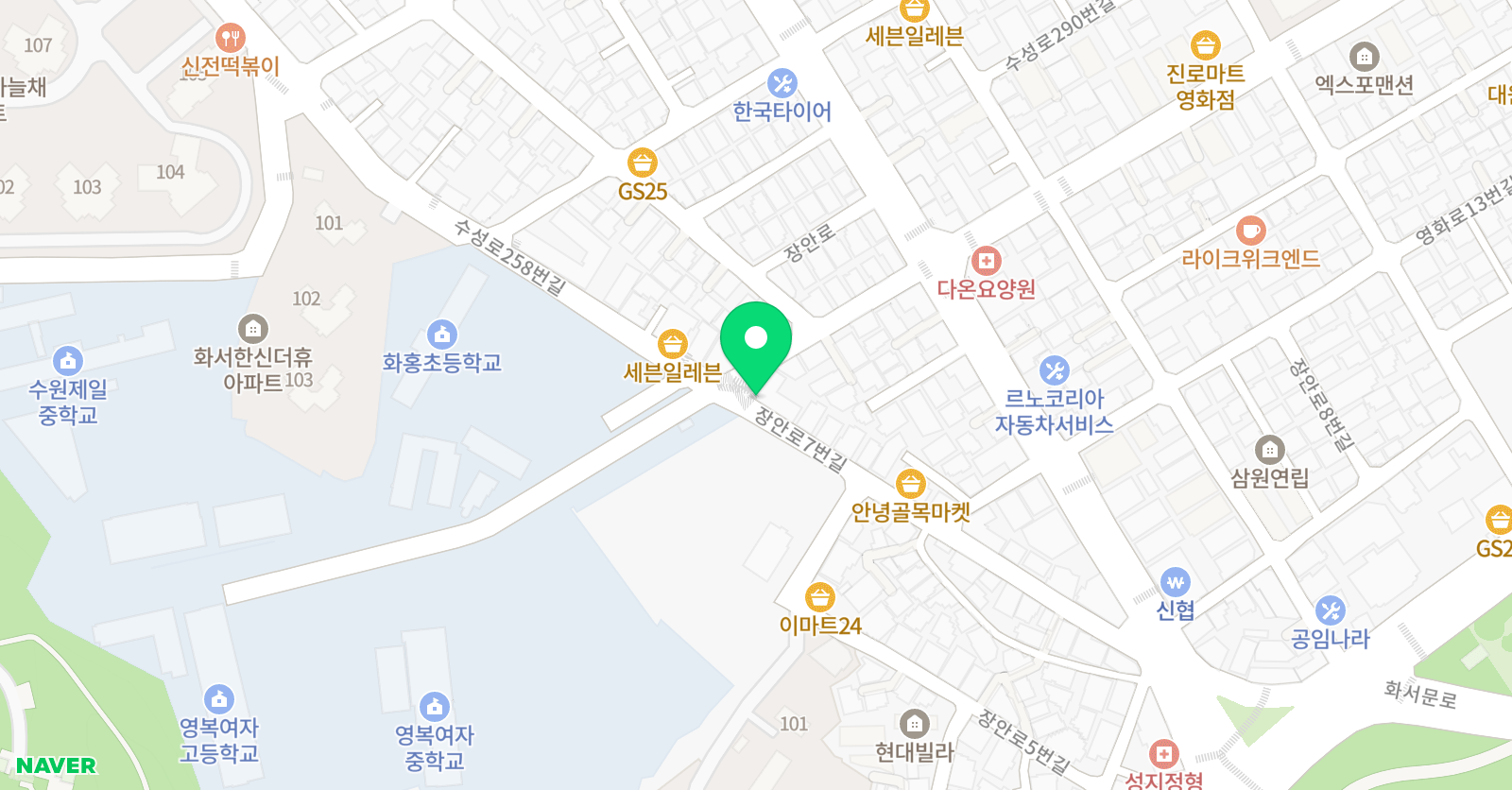예쁜손 음악학원 위치