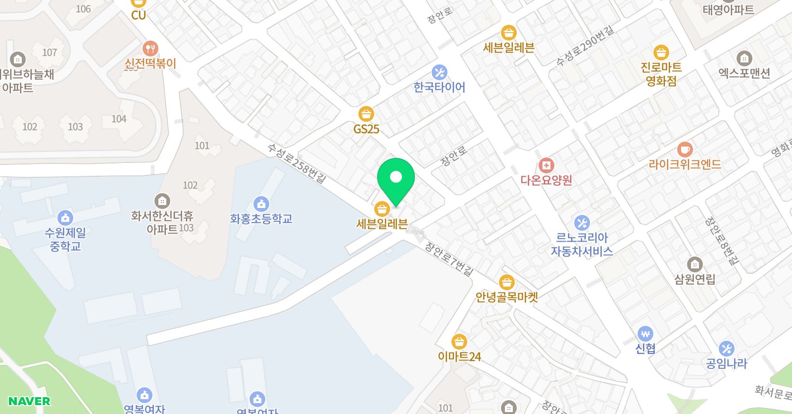 JMC줄넘기 수호천사태권도 1관 위치