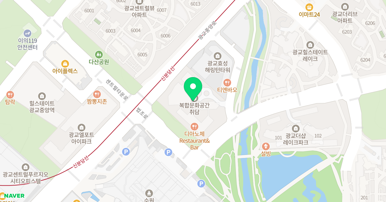 한땀 수학학원 위치