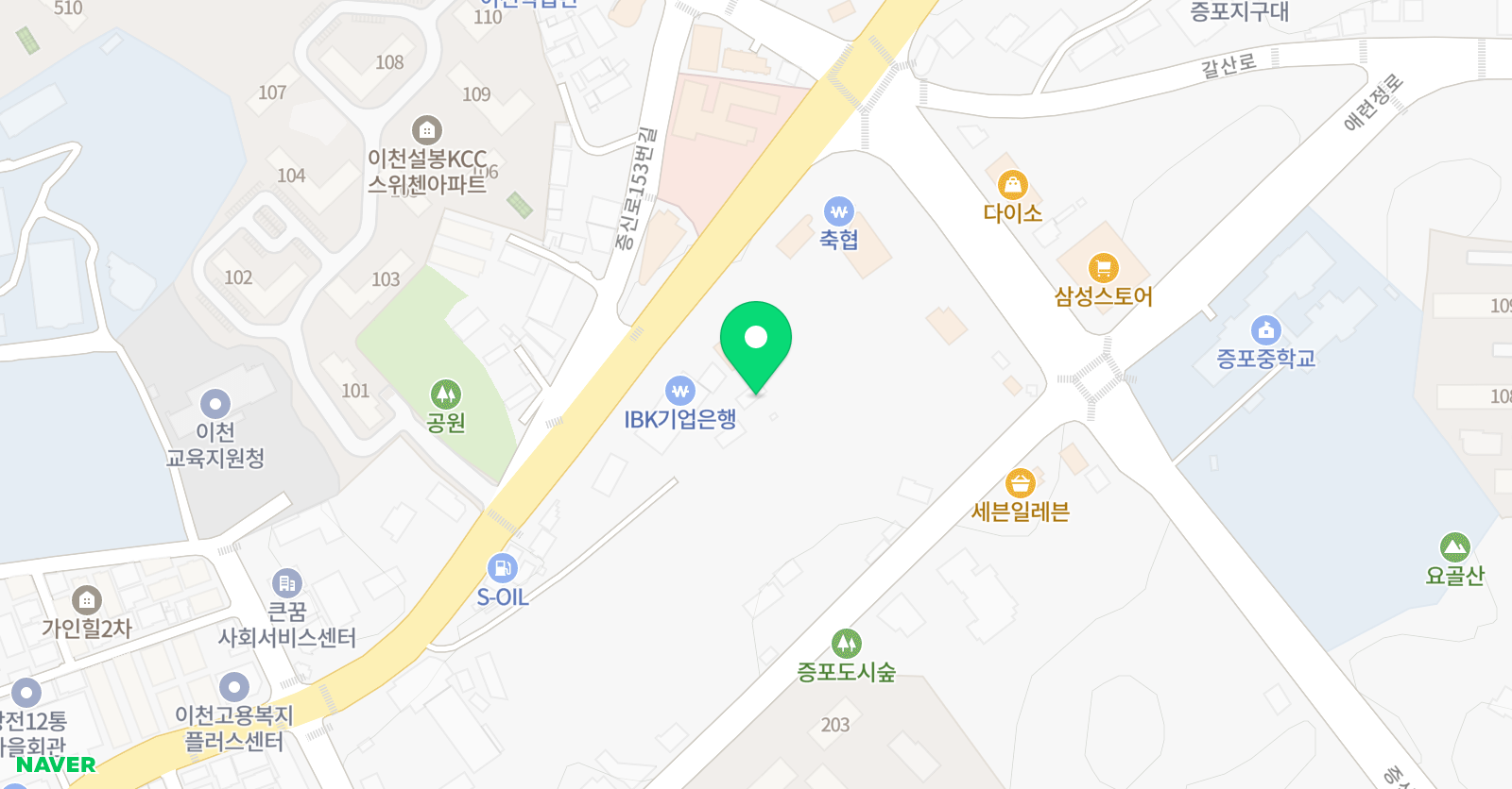 페트라 실용음악학원 위치