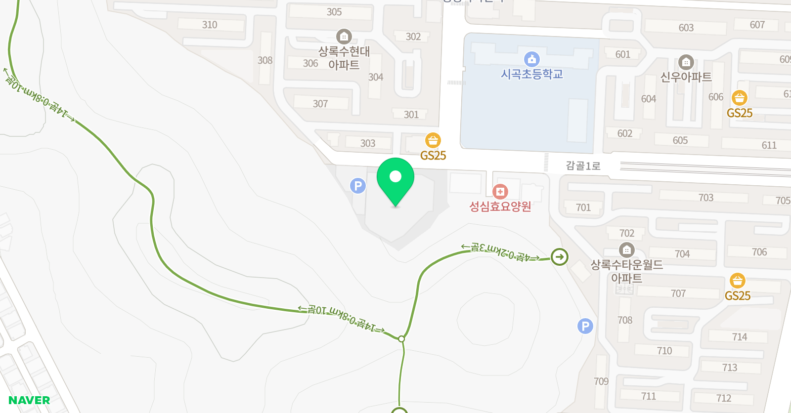 TOP농구교실 안산점 위치