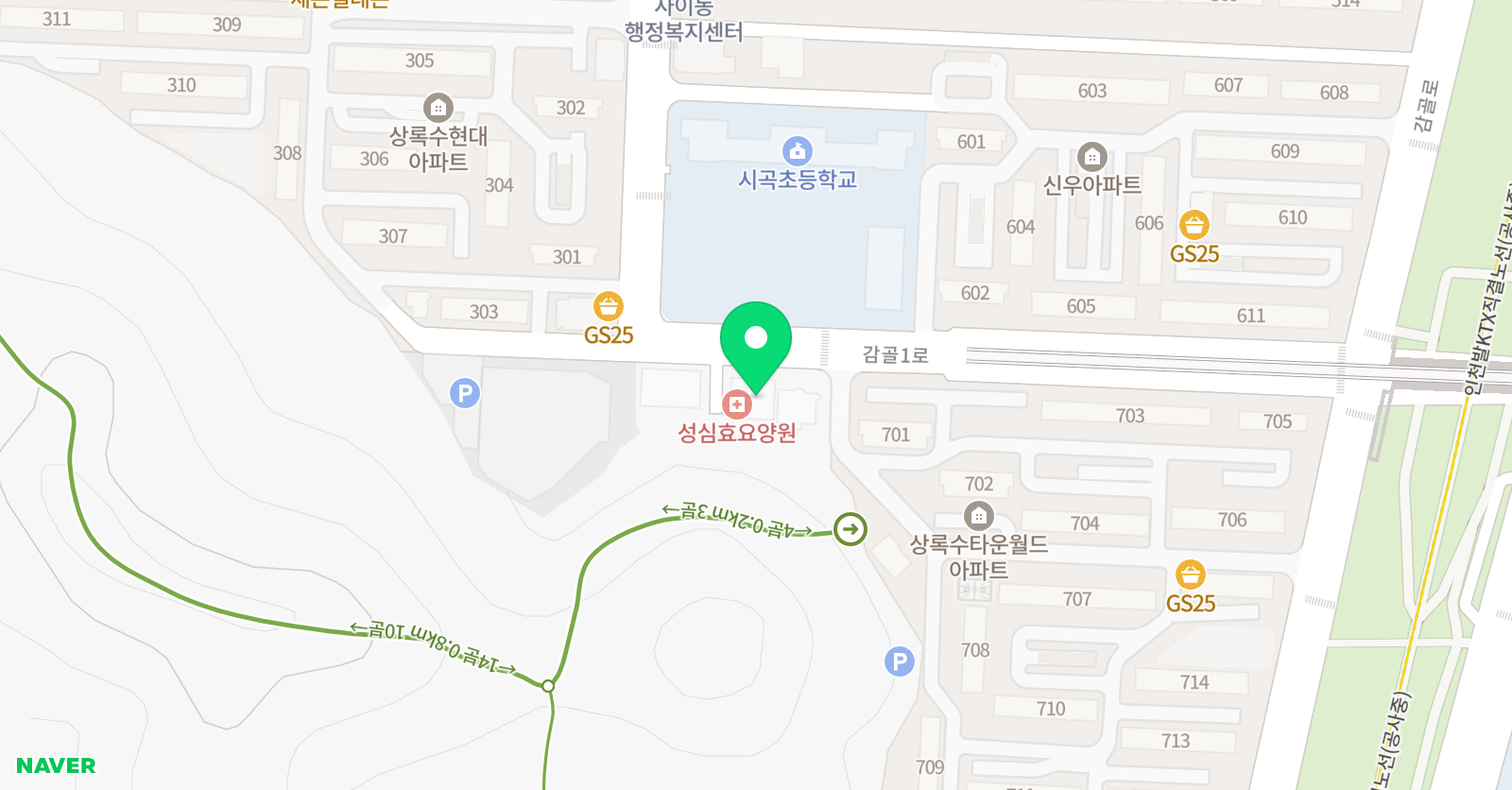 한국파워점핑줄넘기클럽 사이동점 위치