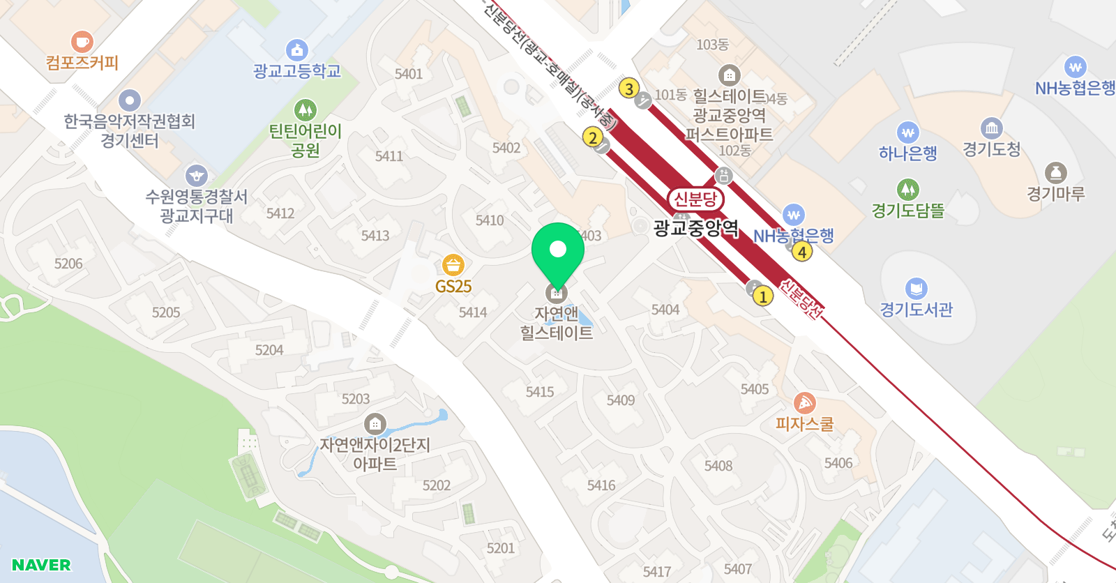 해법독서논술 광교교실 위치