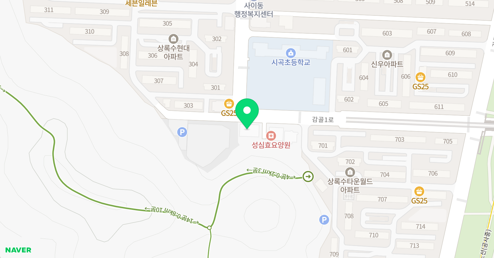 아이클릭 미술학원 위치