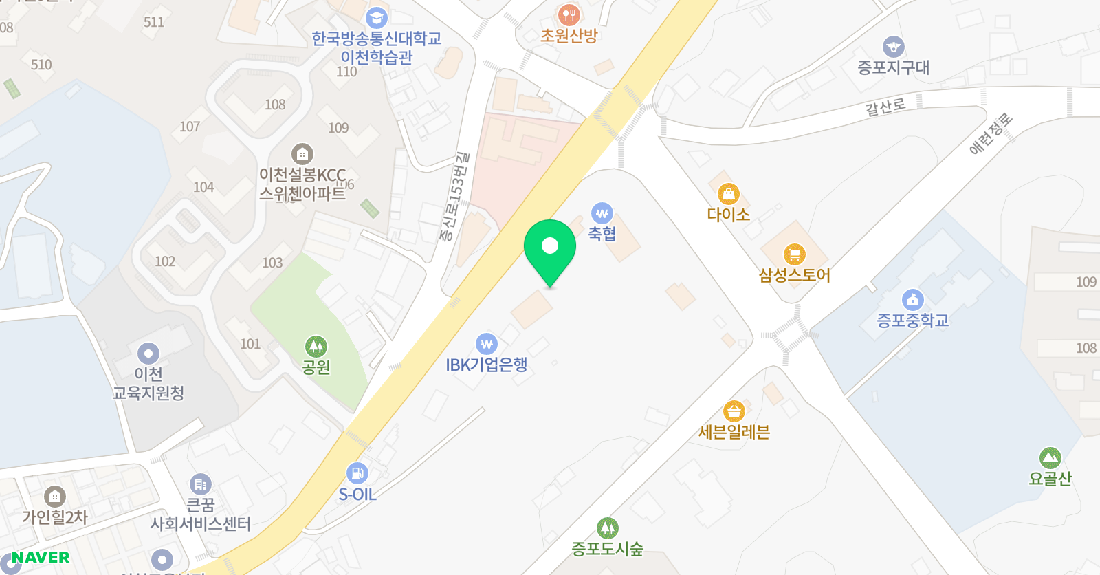장상미 영어 위치