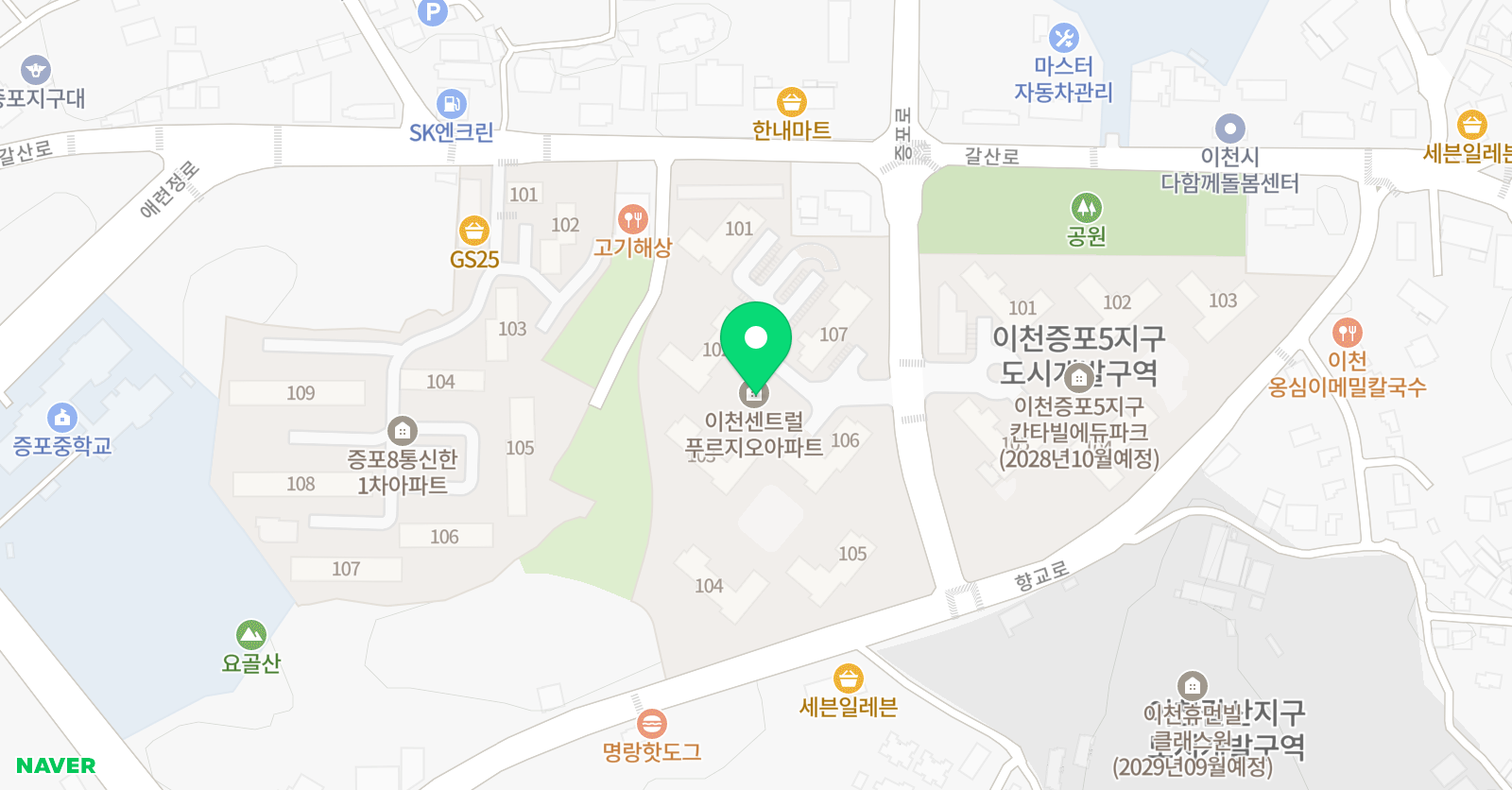지니지니 영어학원 위치