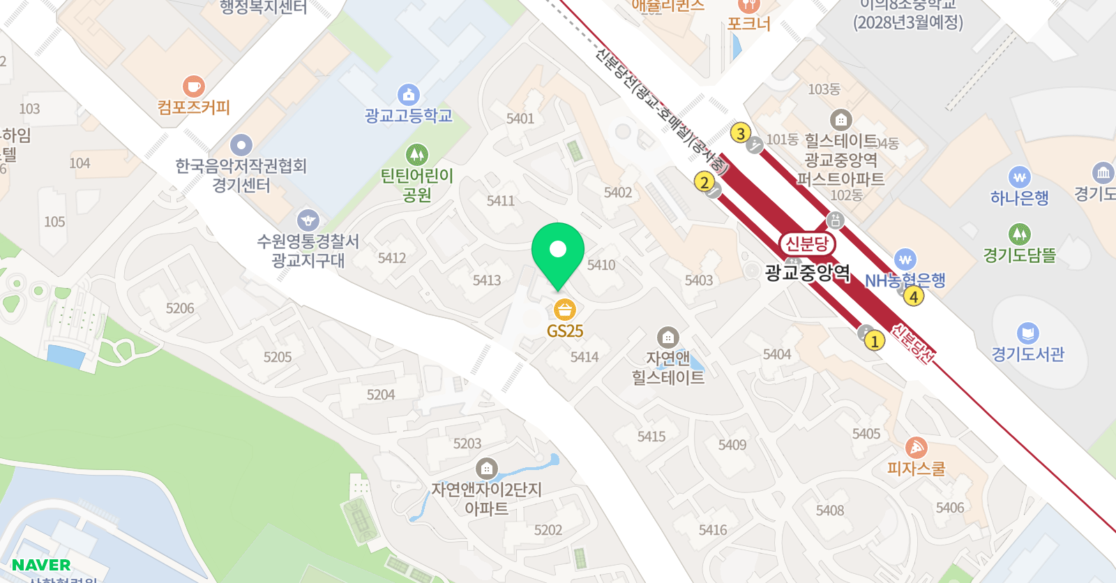 광교힐스즈키바이올린 위치