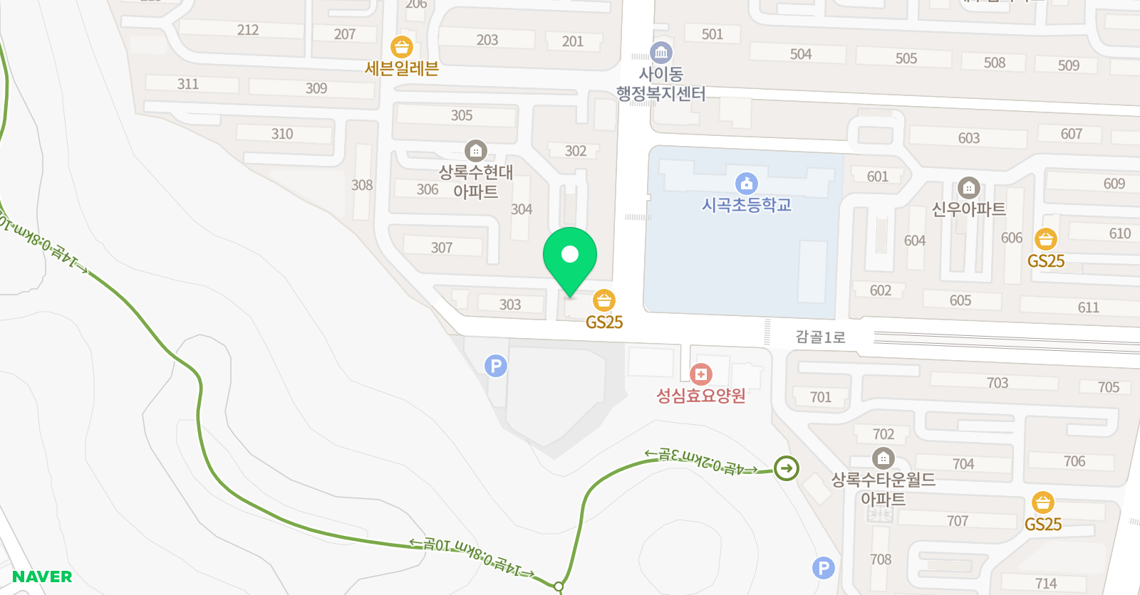 즐거운 음악학원 위치