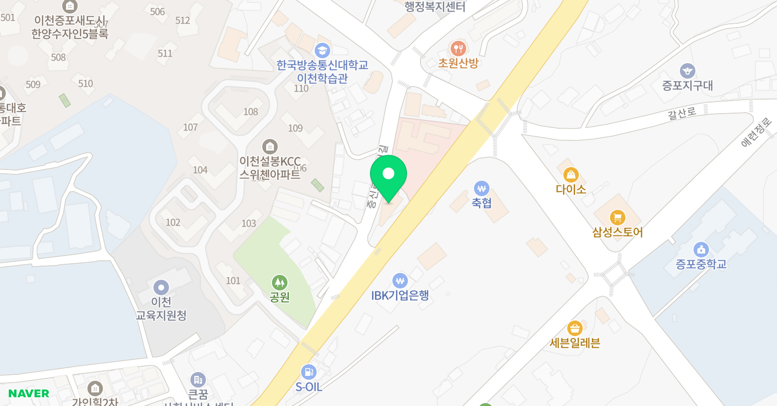 중앙예술종합학원 위치