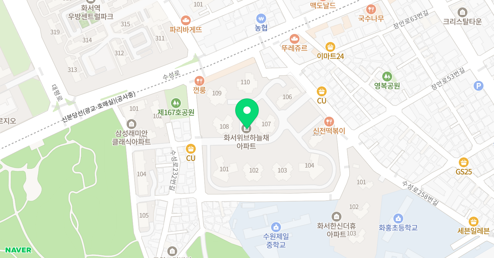 수호천사 태권도 2관 위치