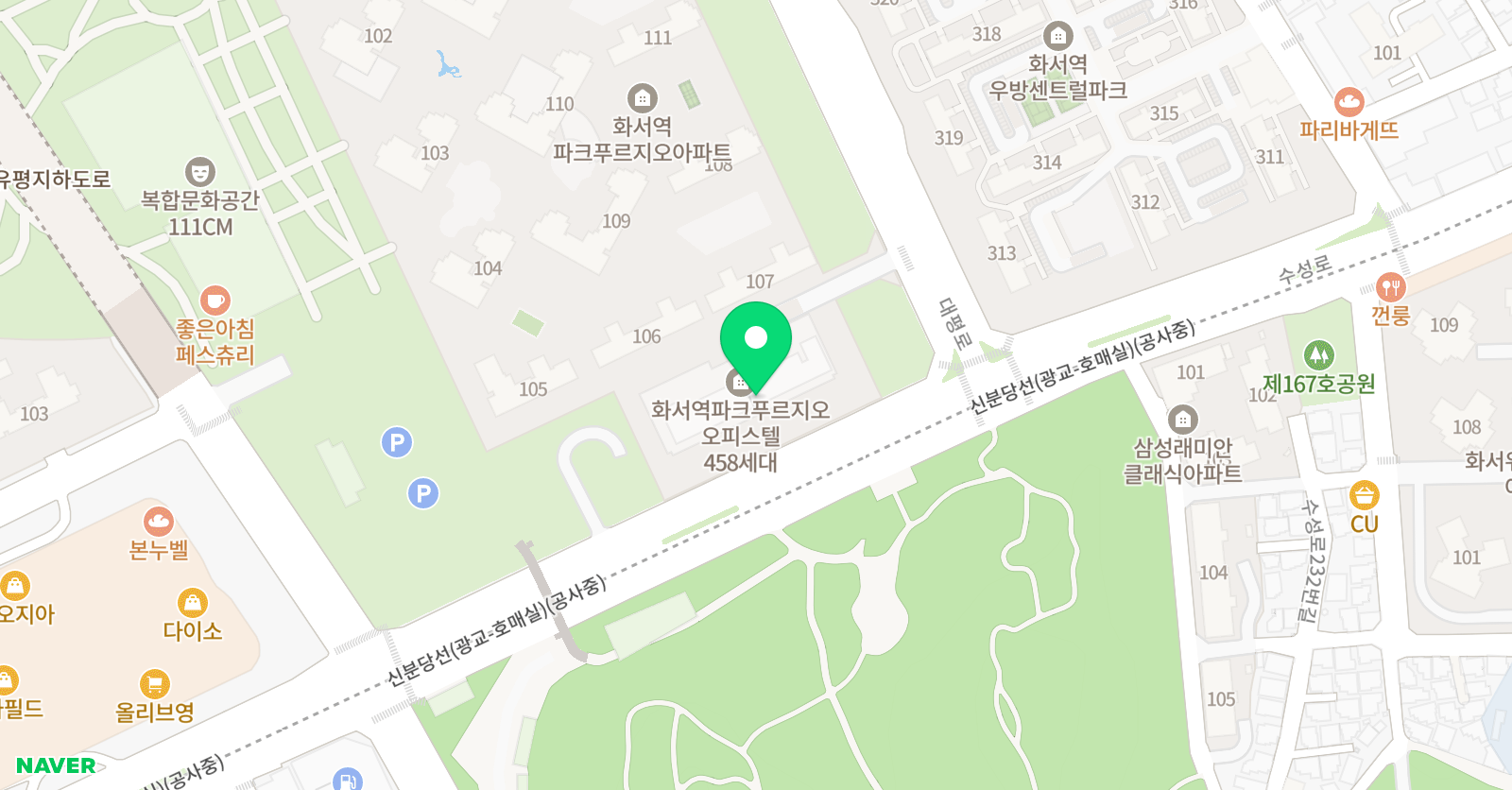 크로마틱 음악학원 위치
