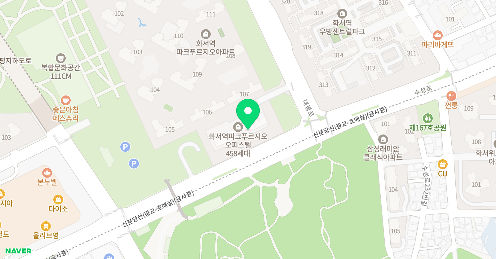 아카데미오스카 2관학원 위치