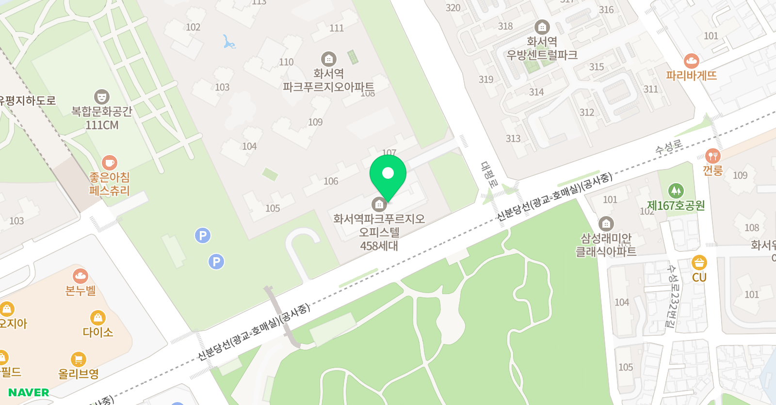 한국파워 점핑줄넘기 위치