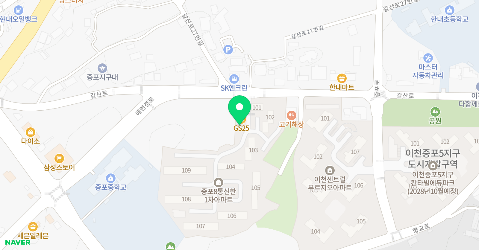 꿈그린 미술 위치