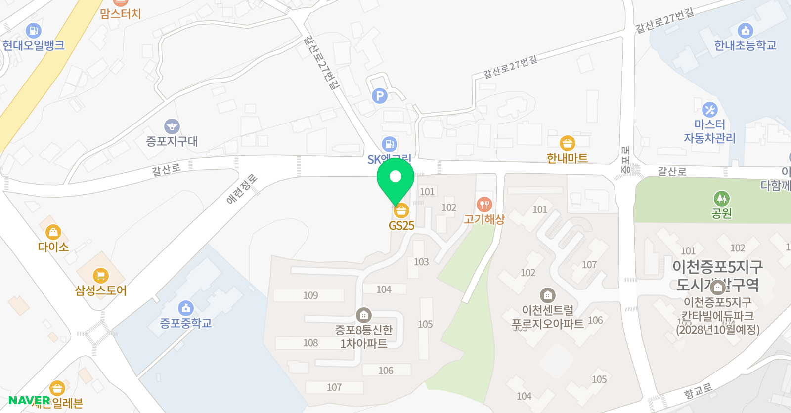 삼성 영어셀레나 조윤주어학원 위치