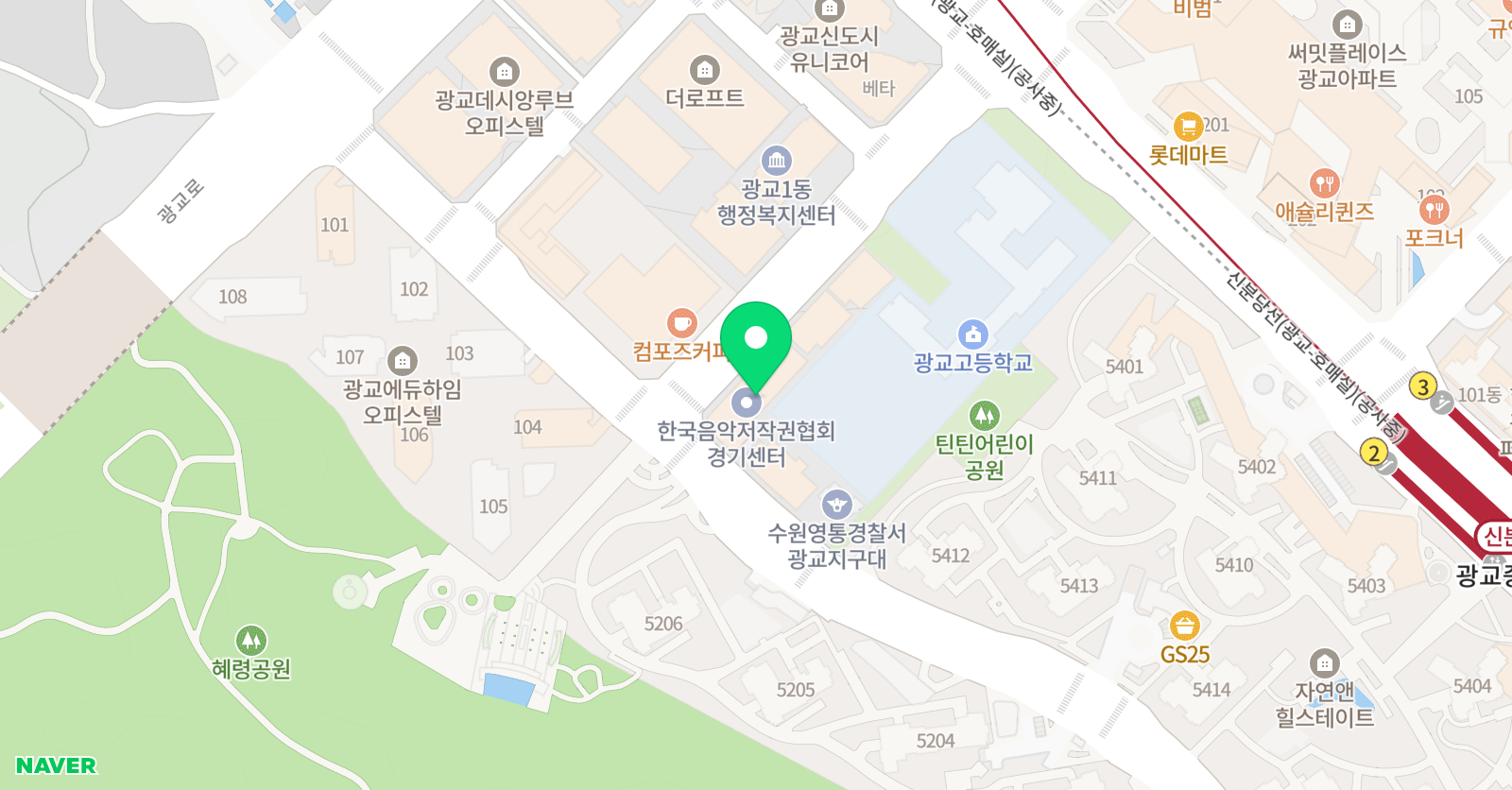 키즈스플래쉬&아크스포츠 위치