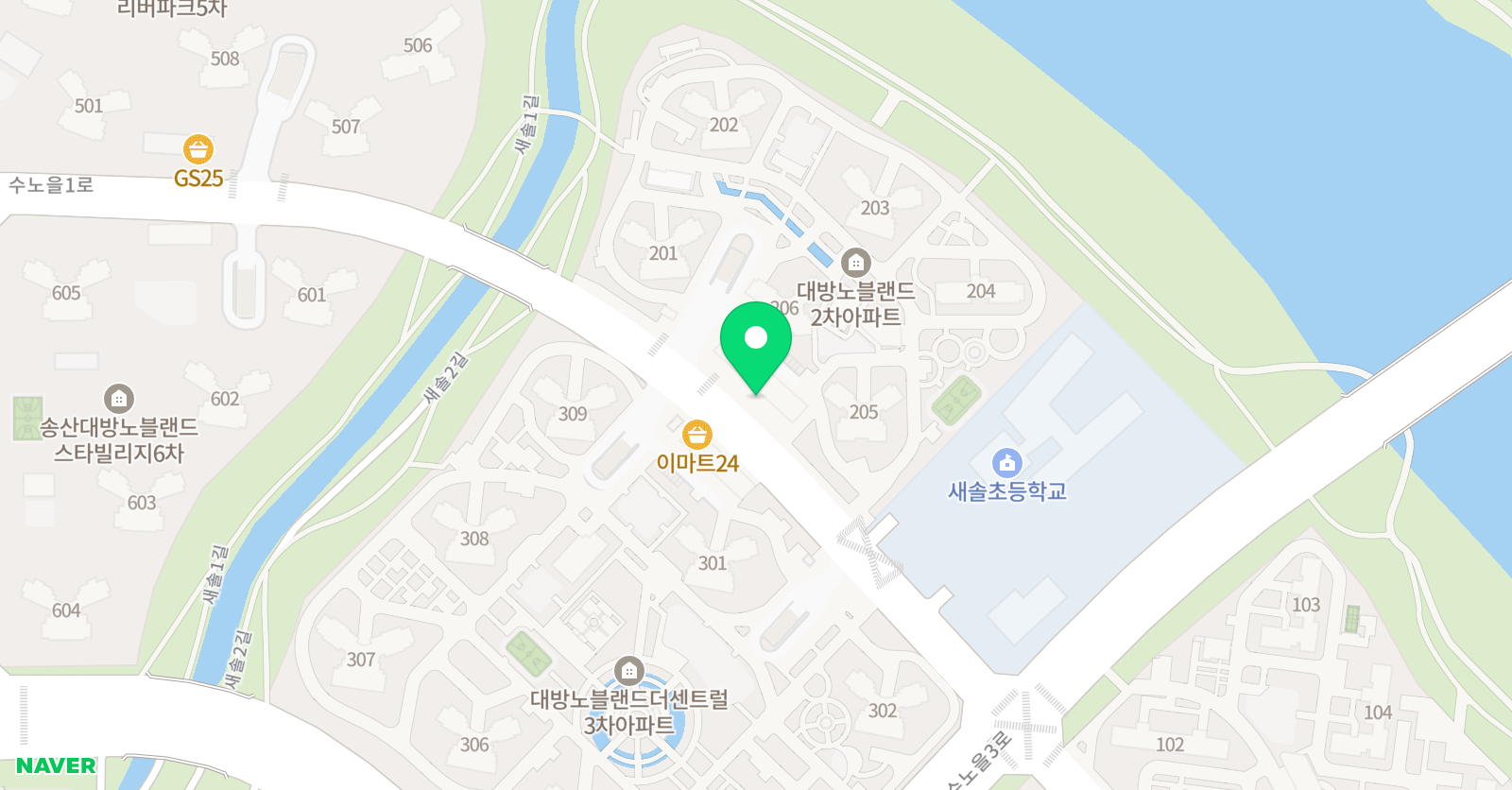 플레이팩토 송산교육원 위치