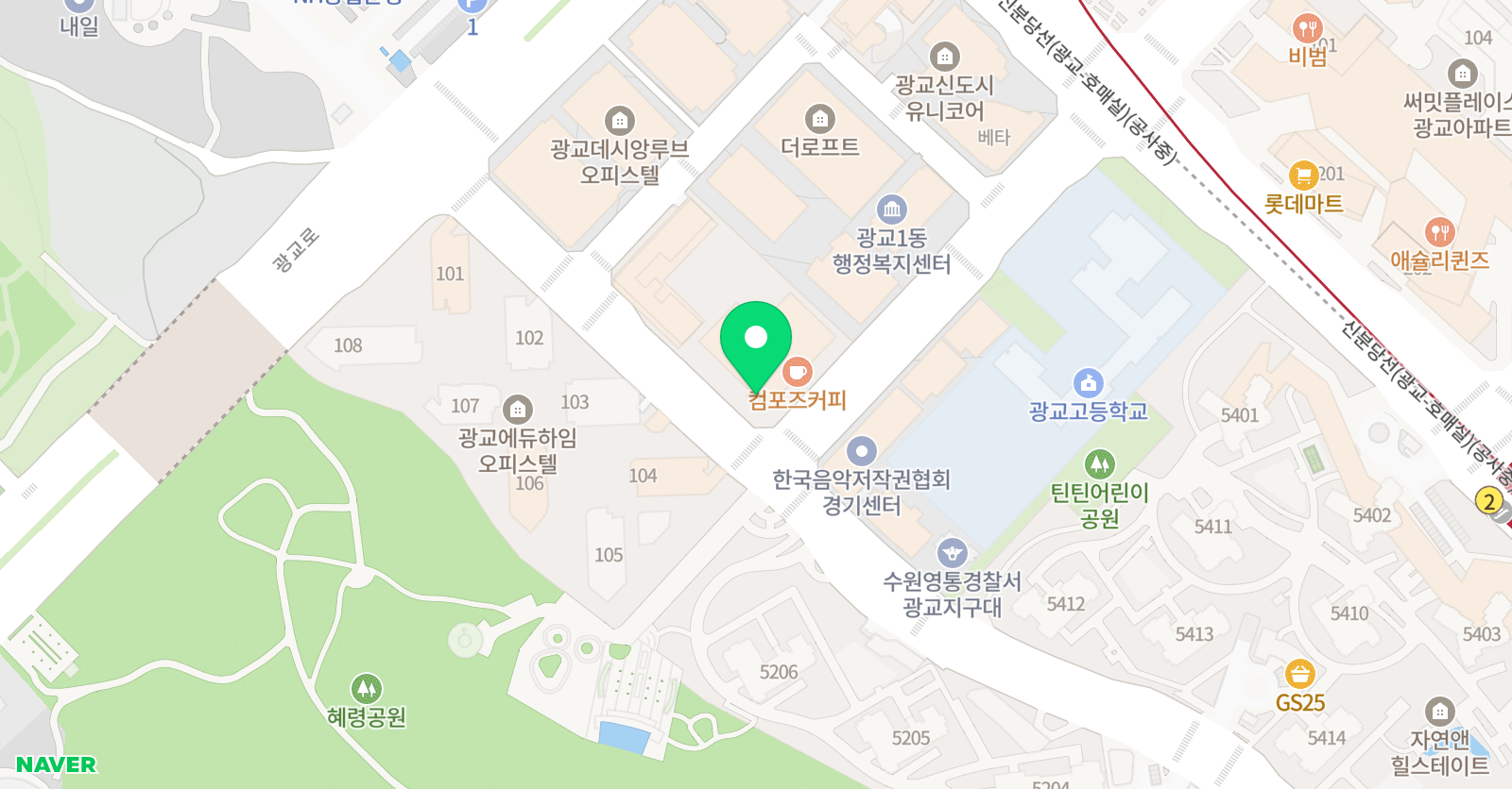 더문 영어학원 광교 위치