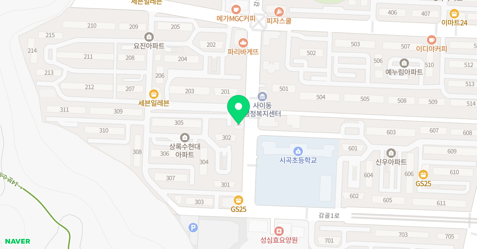 꿈뜰 수학교습소 위치